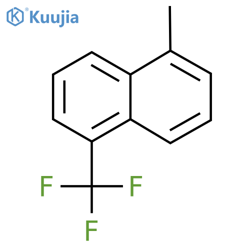 1-Methyl-5-(trifluoromethyl)naphthalene structure
