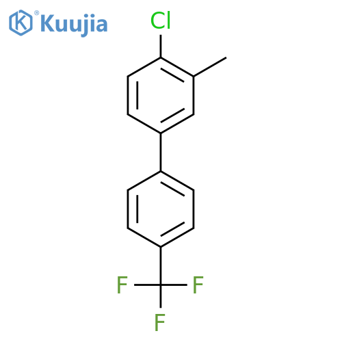 4-Chloro-3-methyl-4'-(trifluoromethyl)biphenyl structure