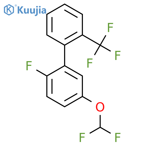 5-(Difluoromethoxy)-2-fluoro-2'-(trifluoromethyl)biphenyl structure