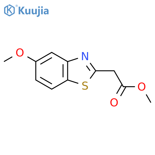 Methyl 5-methoxybenzothiazole-2-acetate structure