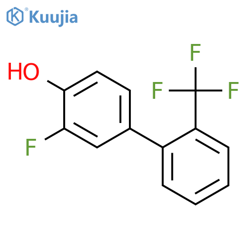 2-Fluoro-4-(2-trifluoromethylphenyl)phenol structure