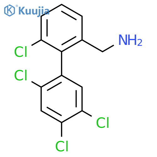 C-(6,2',4',5'-Tetrachlorobiphenyl-2-yl)-methylamine structure