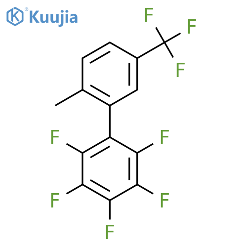 2'-Methyl-2,3,4,5,6-pentafluoro-5'-(trifluoromethyl)biphenyl structure