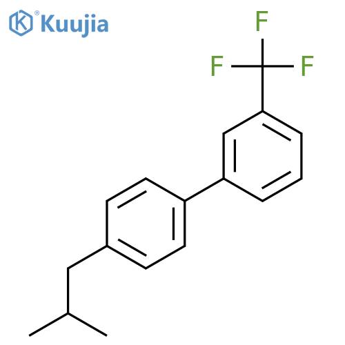 4'-Isobutyl-3-(trifluoromethyl)biphenyl structure