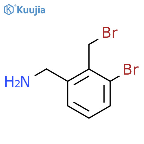 3-Bromo-2-(bromomethyl)benzylamine structure