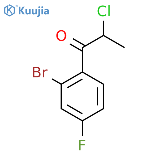 2'-Bromo-2-chloro-4'-fluoropropiophenone structure