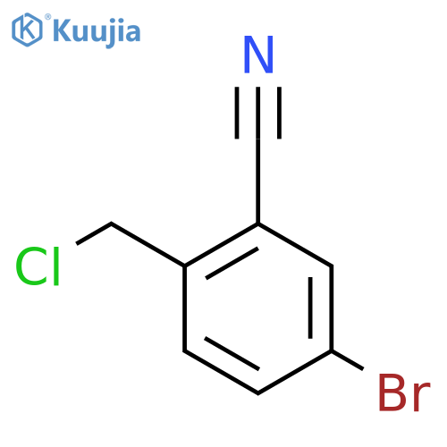 4-Bromo-2-cyanobenzyl chloride structure