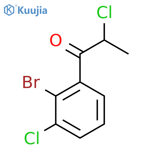 2'-Bromo-2,3'-dichloropropiophenone structure