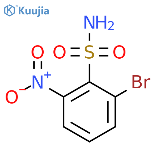 2-bromo-6-nitrobenzene-1-sulfonamide structure