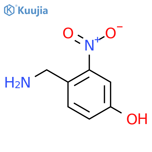 4-Hydroxy-2-nitrobenzylamine structure
