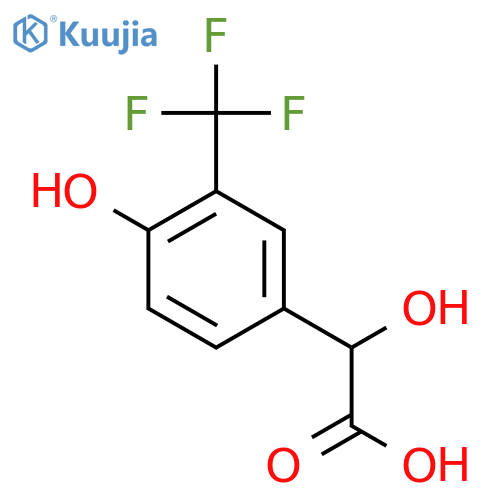 4-Hydroxy-3-(trifluoromethyl)mandelic acid structure