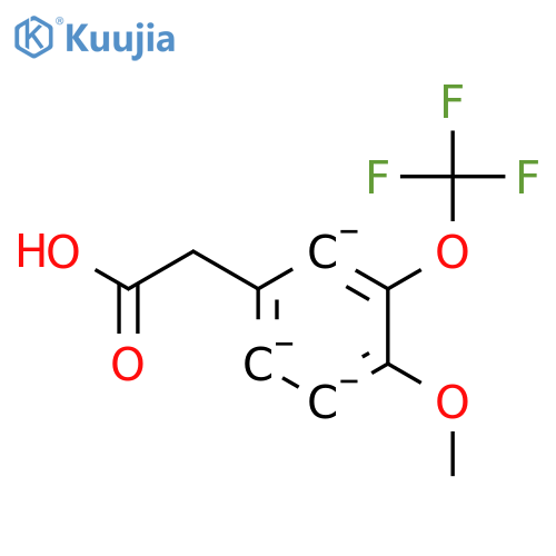 4-Methoxy-3-(trifluoromethoxy)phenylacetic acid structure