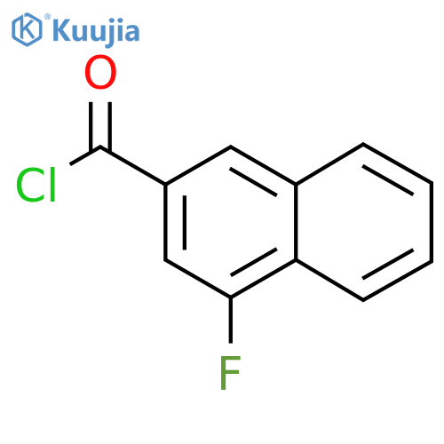 4-Fluoronaphthalene-2-carbonyl chloride structure