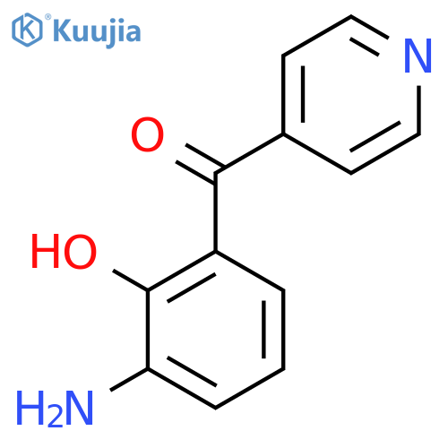 4-(3-Amino-2-hydroxybenzoyl)pyridine structure