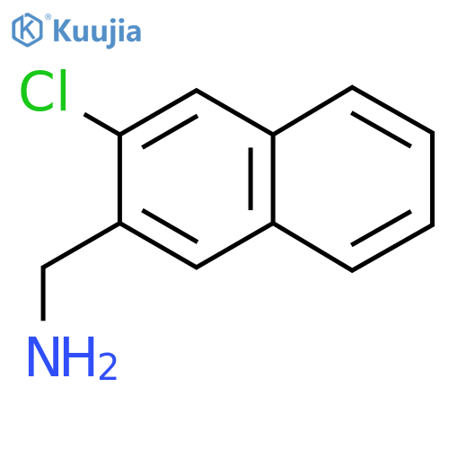 (3-Chloronaphthalen-2-yl)methanamine structure