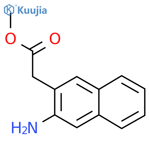 Methyl 2-aminonaphthalene-3-acetate structure