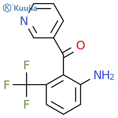 3-(2-Amino-6-(trifluoromethyl)benzoyl)pyridine structure