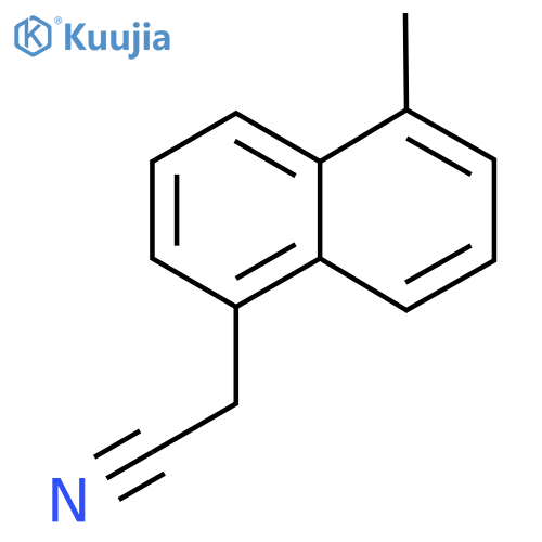 1-Methylnaphthalene-5-acetonitrile structure