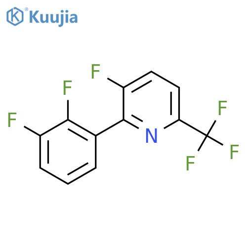 2-(2,3-Difluorophenyl)-3-fluoro-6-(trifluoromethyl)pyridine structure