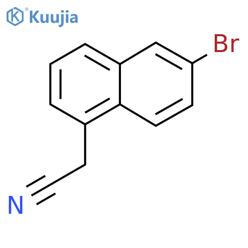 6-Bromonaphthalene-1-acetonitrile structure