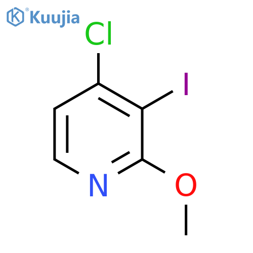 4-Chloro-3-iodo-2-methoxypyridine structure