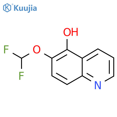6-(Difluoromethoxy)-5-hydroxyquinoline structure