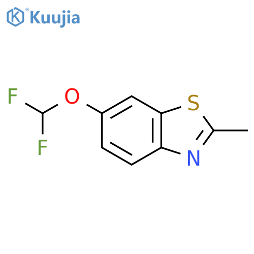 6-(Difluoromethoxy)-2-methylbenzothiazole structure