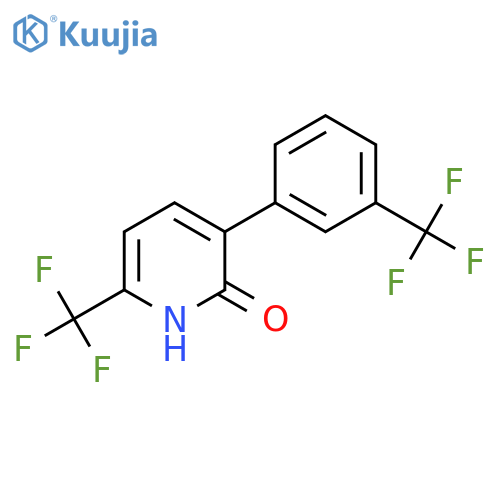 2-Hydroxy-6-(trifluoromethyl)-3-(3-(trifluoromethyl)phenyl)pyridine structure