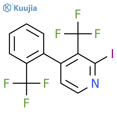 2-Iodo-3-(trifluoromethyl)-4-(2-(trifluoromethyl)phenyl)pyridine structure