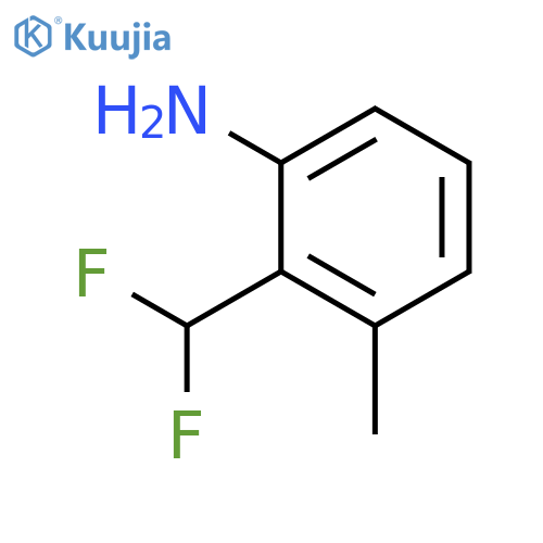 2-Difluoromethyl-3-methyl-phenylamine structure