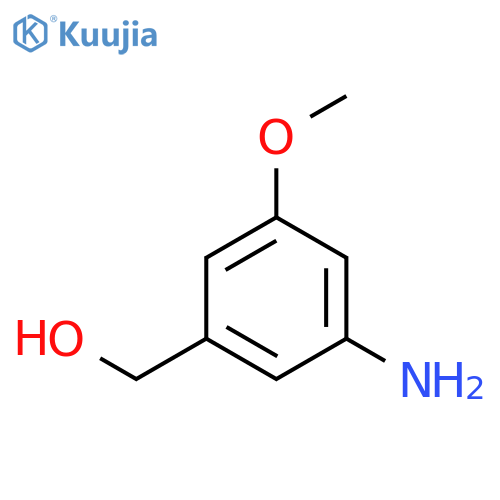 (3-Amino-5-methoxyphenyl)methanol structure