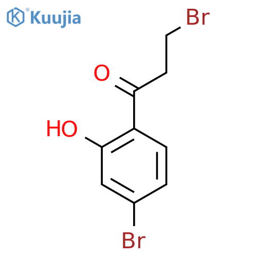3,4'-Dibromo-2'-hydroxypropiophenone structure