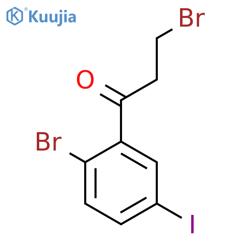 2',3-Dibromo-5'-iodopropiophenone structure