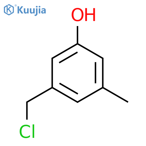 3-Hydroxy-5-methylbenzyl chloride structure