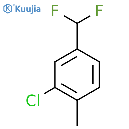 2-Chloro-4-(difluoromethyl)toluene structure