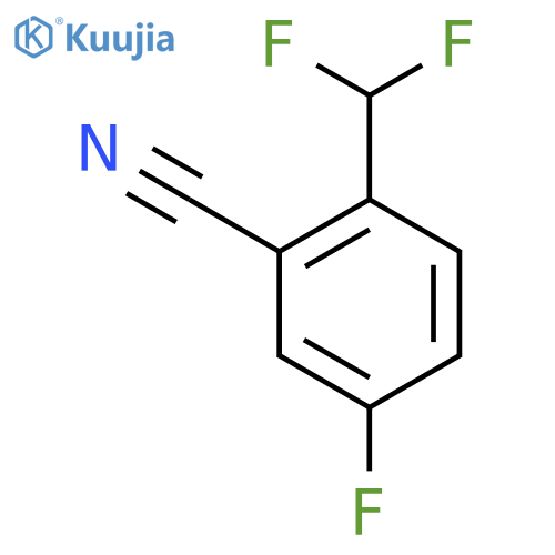2-(Difluoromethyl)-5-fluorobenzonitrile structure
