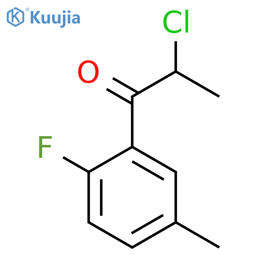 2-Chloro-2'-fluoro-5'-methylpropiophenone structure