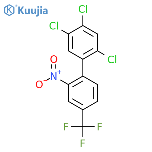 2'-Nitro-2,4,5-trichloro-4'-(trifluoromethyl)biphenyl structure