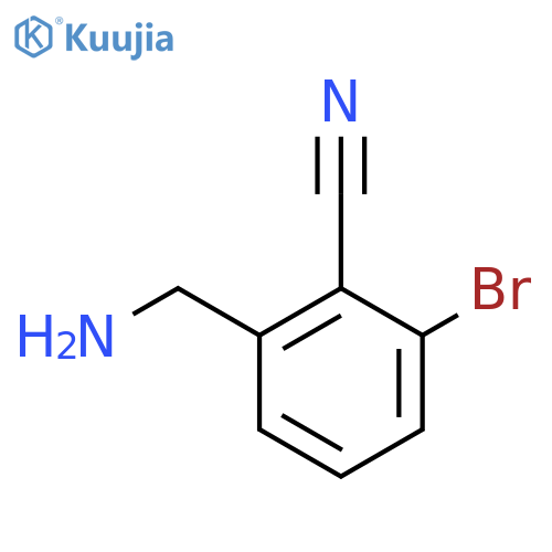 3-Bromo-2-cyanobenzylamine structure