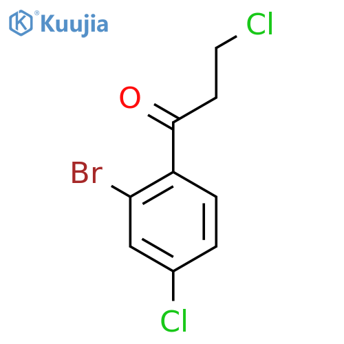 2'-Bromo-3,4'-dichloropropiophenone structure