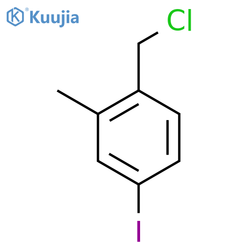 4-Iodo-2-methylbenzyl chloride structure