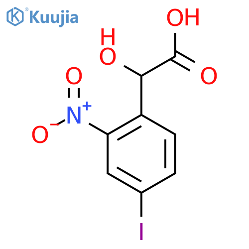 4-Iodo-2-nitromandelic acid structure