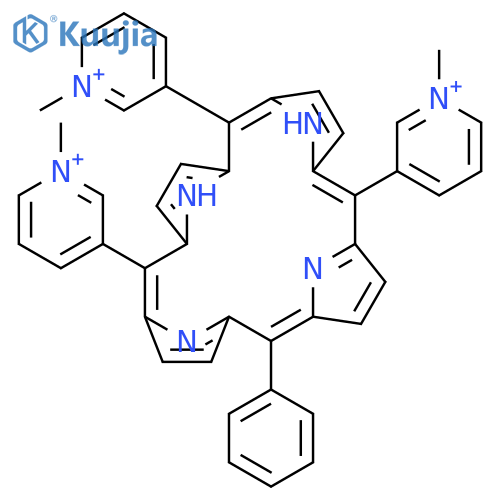 Pyridinium,3,3',3''-(20-phenyl-21H,23H-porphine-5,10,15-triyl)tris[1-methyl- structure