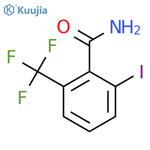 2-Iodo-6-(trifluoromethyl)benzamide structure