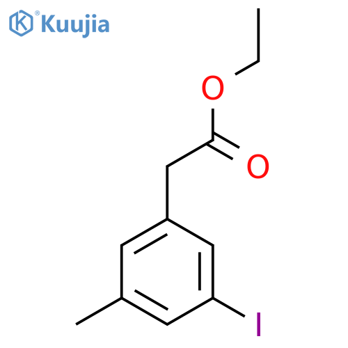 Ethyl 3-iodo-5-methylphenylacetate structure