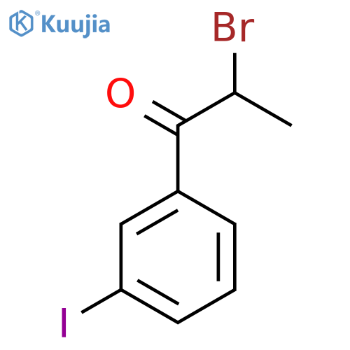 2-Bromo-3'-iodopropiophenone structure
