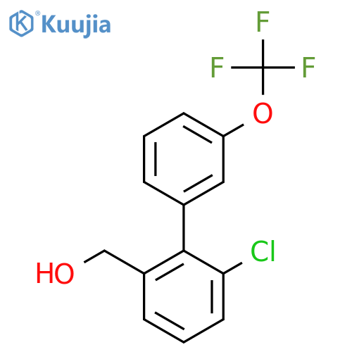 6-Chloro-3'-(trifluoromethoxy)biphenyl-2-methanol structure