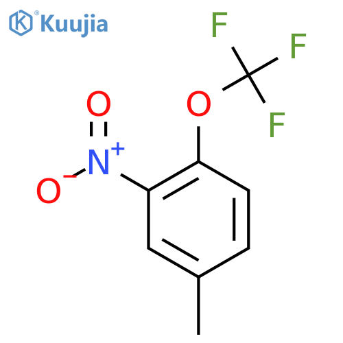4-methyl-2-nitro-1-(trifluoromethoxy)benzene structure