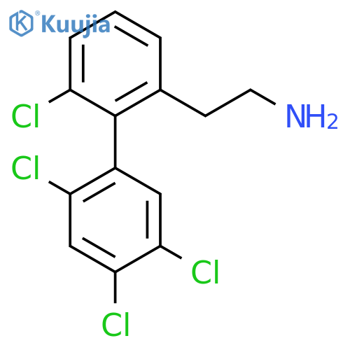 6,2',4',5'-Tetrachlorobiphenyl-2-ethylamine structure