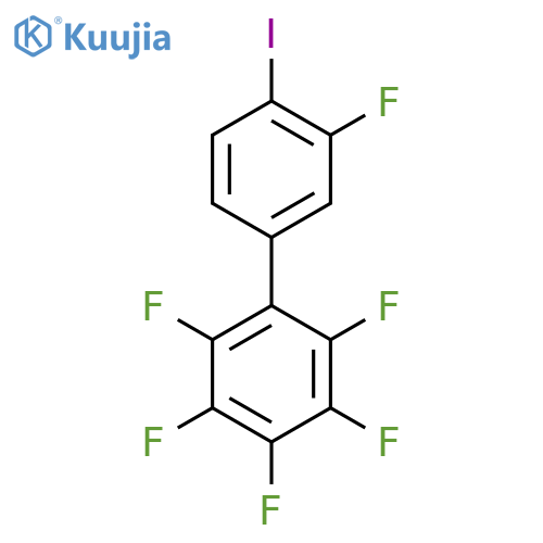 2,3,4,5,6,3'-Hexafluoro-4'-iodobiphenyl structure
